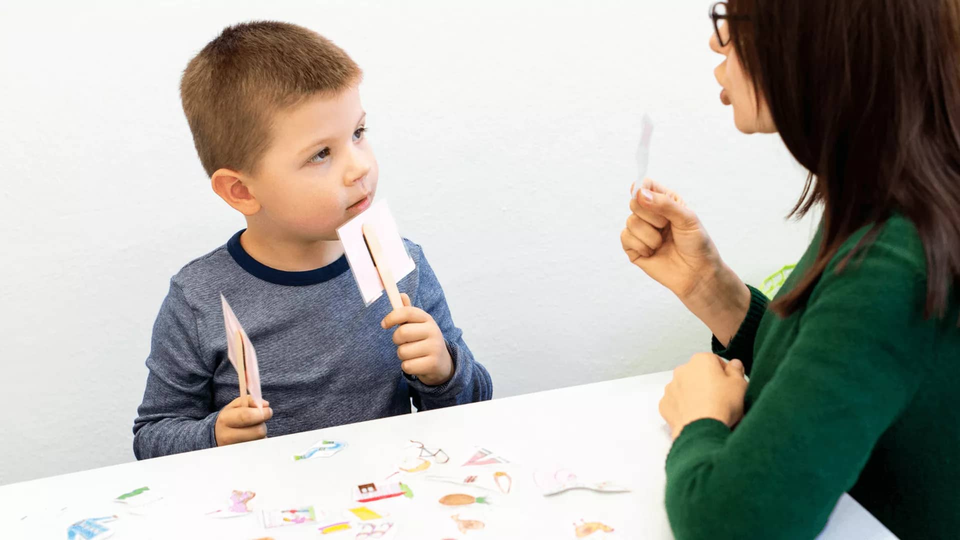 Terapia de lenguaje en niños